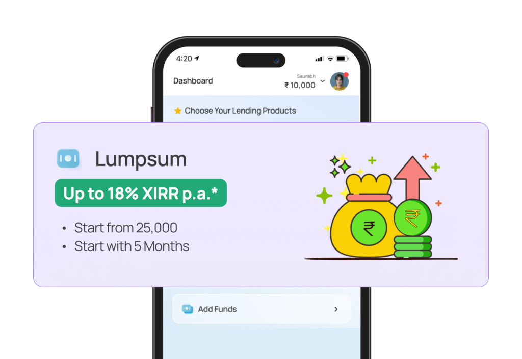 Lumpsum P2P Investment