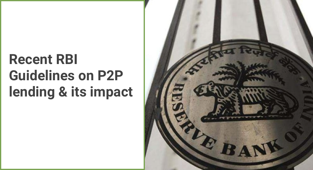 RBI Guidelines on P2P or Peer to Peer lending